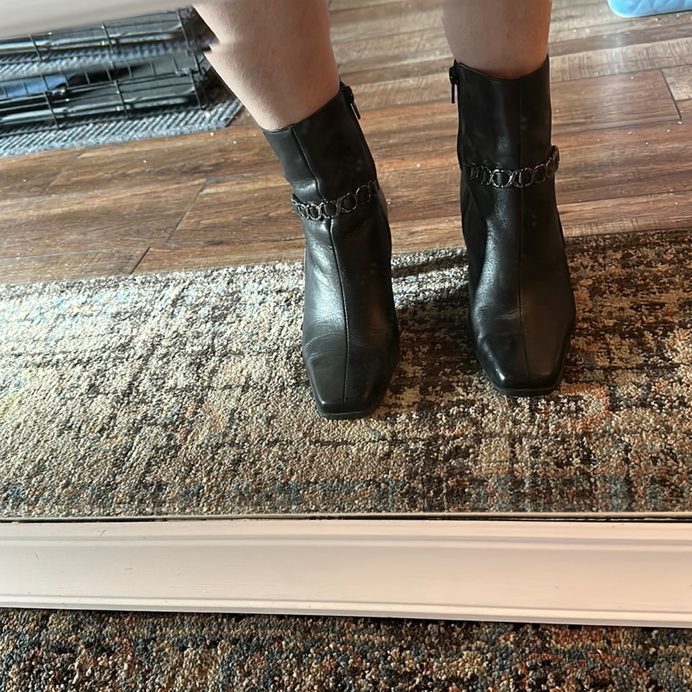 Vintage Markon Black Leather Boots